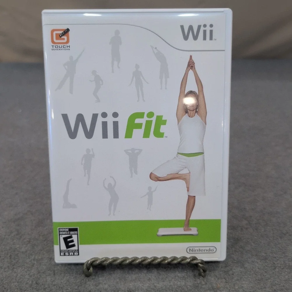 Nintendo Wii Fit Video Game RVL-RFNE-USA Original Case Manual Disc